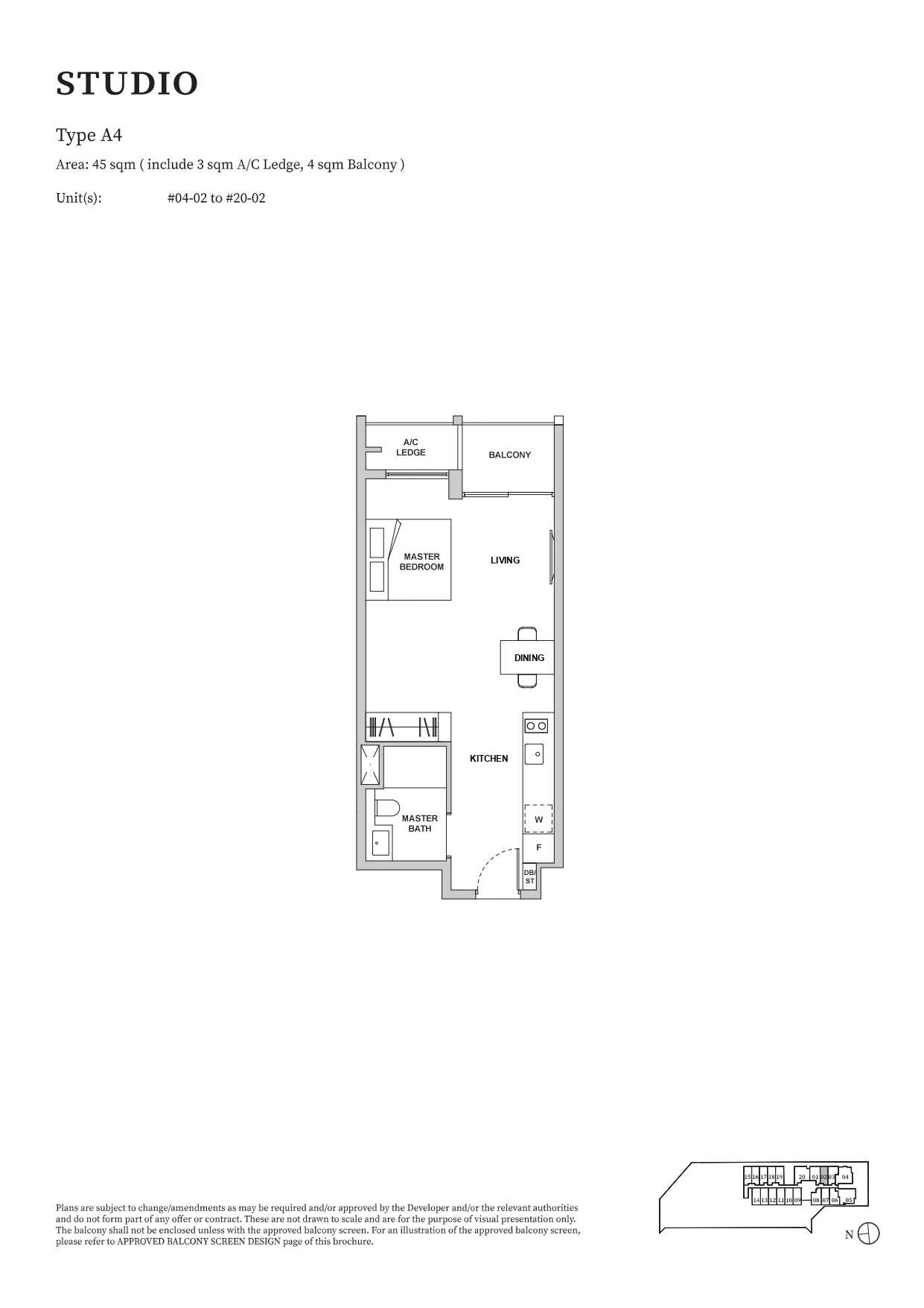 TMW Maxwell 1 Bedroom Floor Plan 10