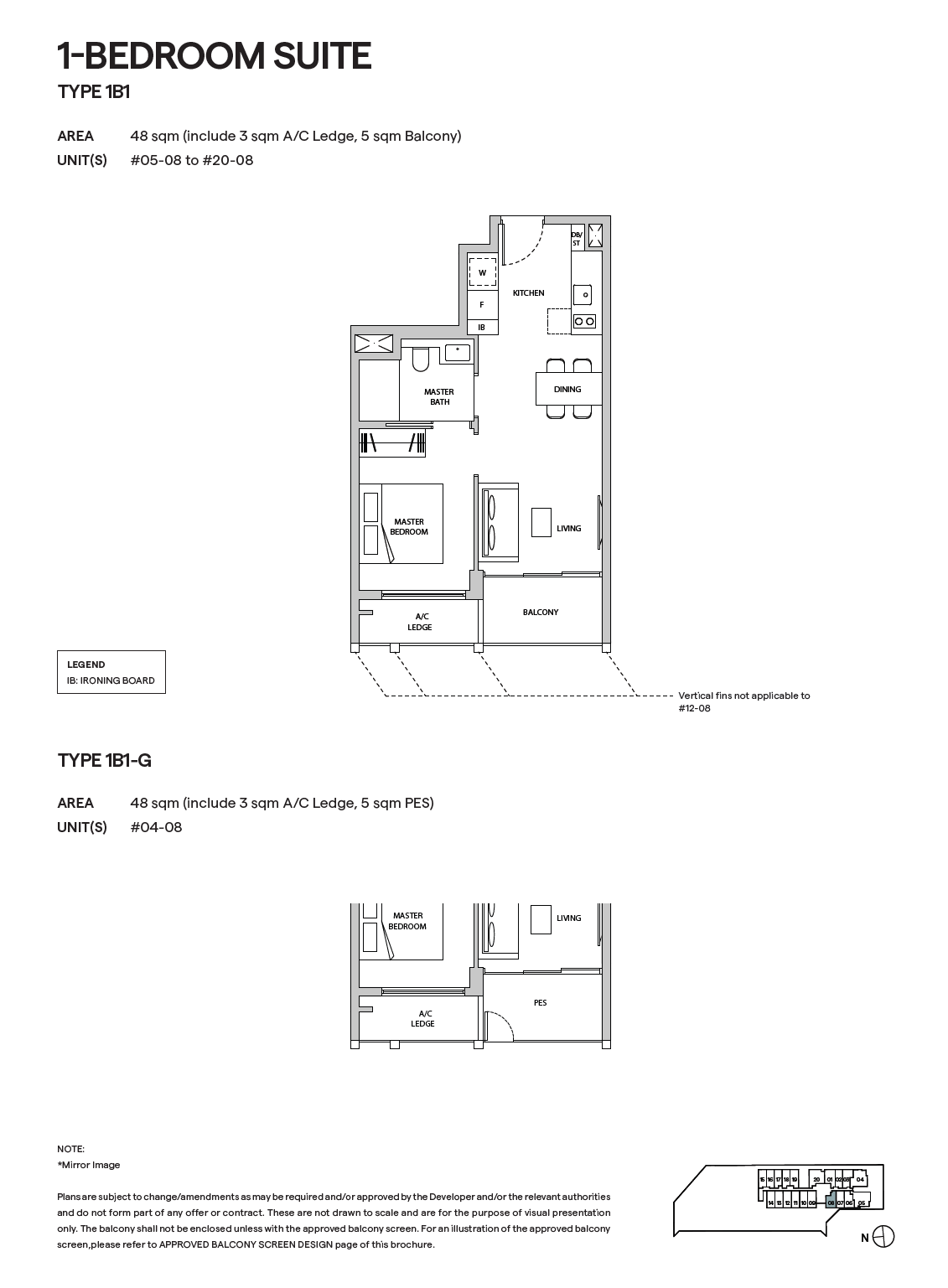 TMW Maxwell 1 Bedroom Floor Plan 13