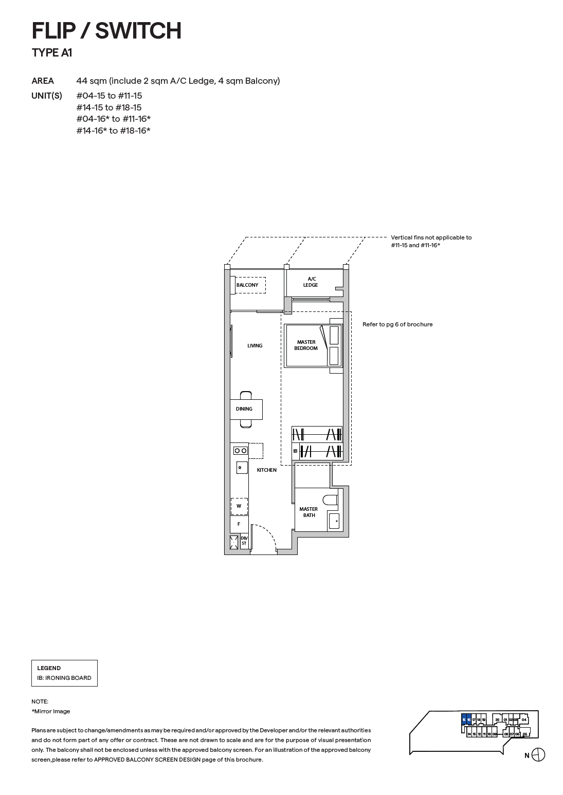 TMW Maxwell 1 Bedroom Floor Plan 18